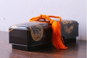 アンティーク雑貨　古民具・骨董　明治〜大正　漆芸　蒔絵　書状箱(文箱)