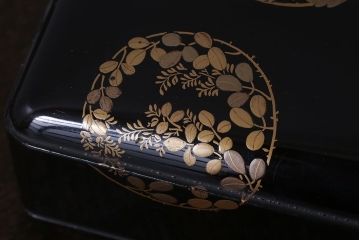 アンティーク雑貨　古民具・骨董　明治〜大正　漆芸　蒔絵　書状箱(文箱)