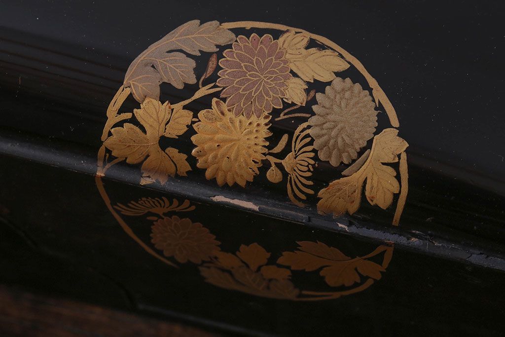 アンティーク雑貨　古民具・骨董　明治〜大正　漆芸　蒔絵　書状箱(文箱)