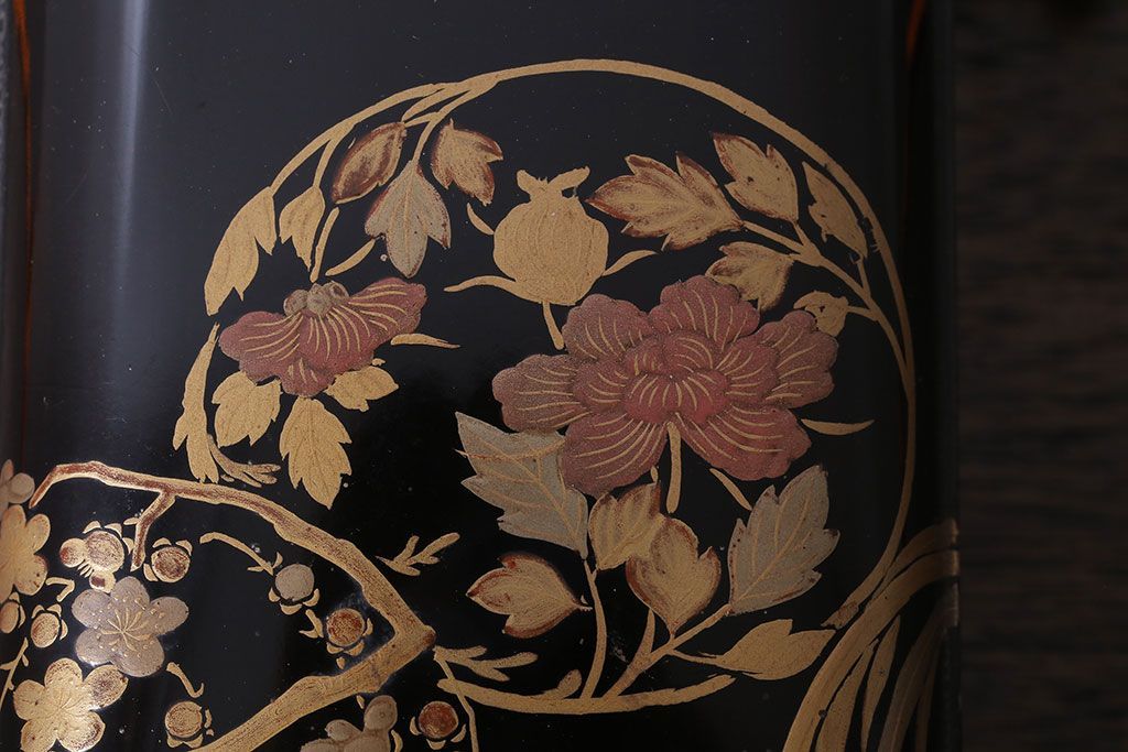 アンティーク雑貨　古民具・骨董　明治〜大正　漆芸　蒔絵　書状箱(文箱)