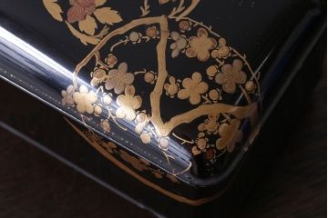 アンティーク雑貨　古民具・骨董　明治〜大正　漆芸　蒔絵　書状箱(文箱)