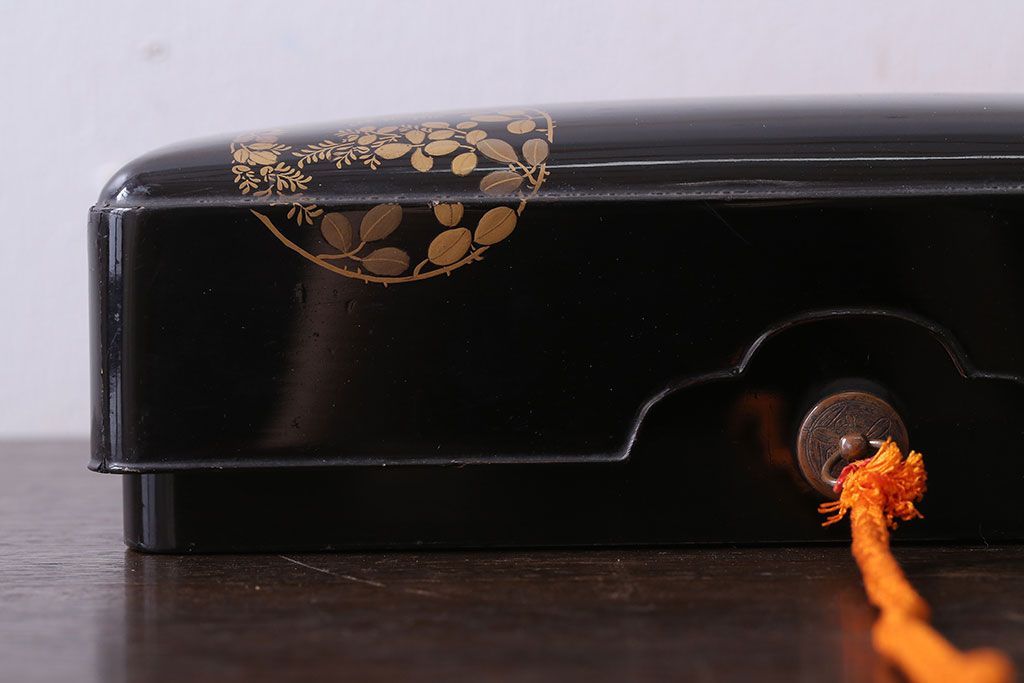 アンティーク雑貨　古民具・骨董　明治〜大正　漆芸　蒔絵　書状箱(文箱)