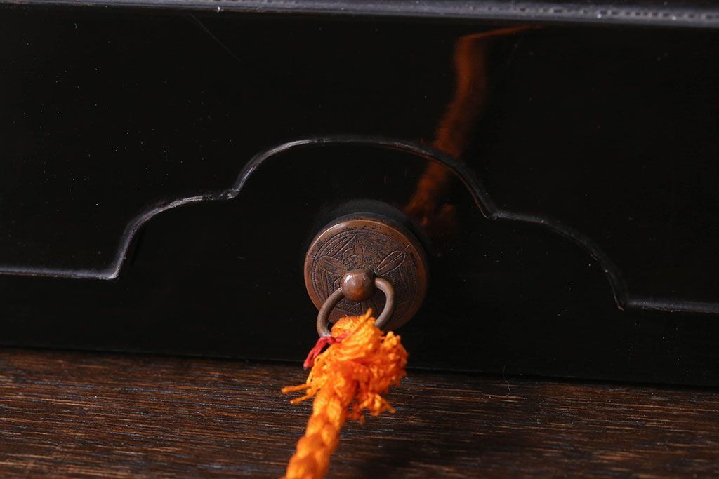 アンティーク雑貨　古民具・骨董　明治〜大正　漆芸　蒔絵　書状箱(文箱)