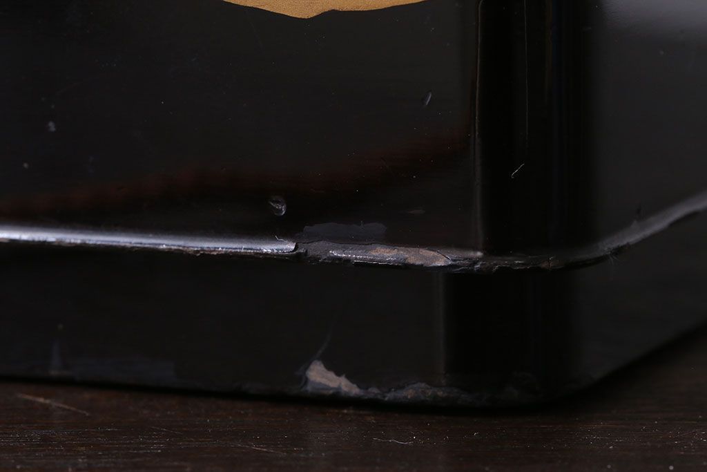 アンティーク雑貨　古民具・骨董　明治〜大正　漆芸　蒔絵　書状箱(文箱)