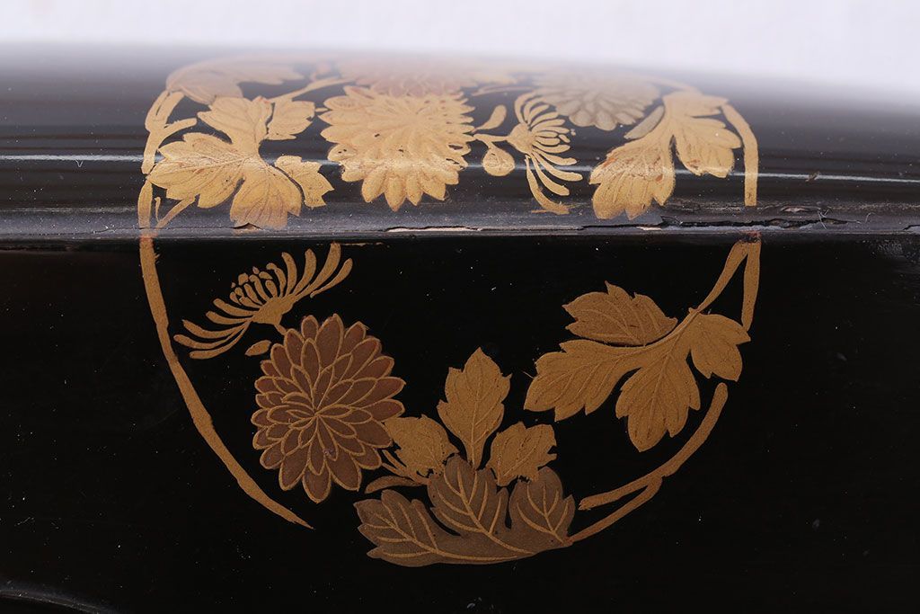 アンティーク雑貨　古民具・骨董　明治〜大正　漆芸　蒔絵　書状箱(文箱)