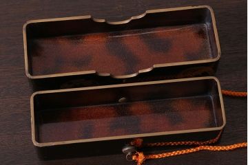 アンティーク雑貨　古民具・骨董　明治〜大正　漆芸　蒔絵　書状箱(文箱)