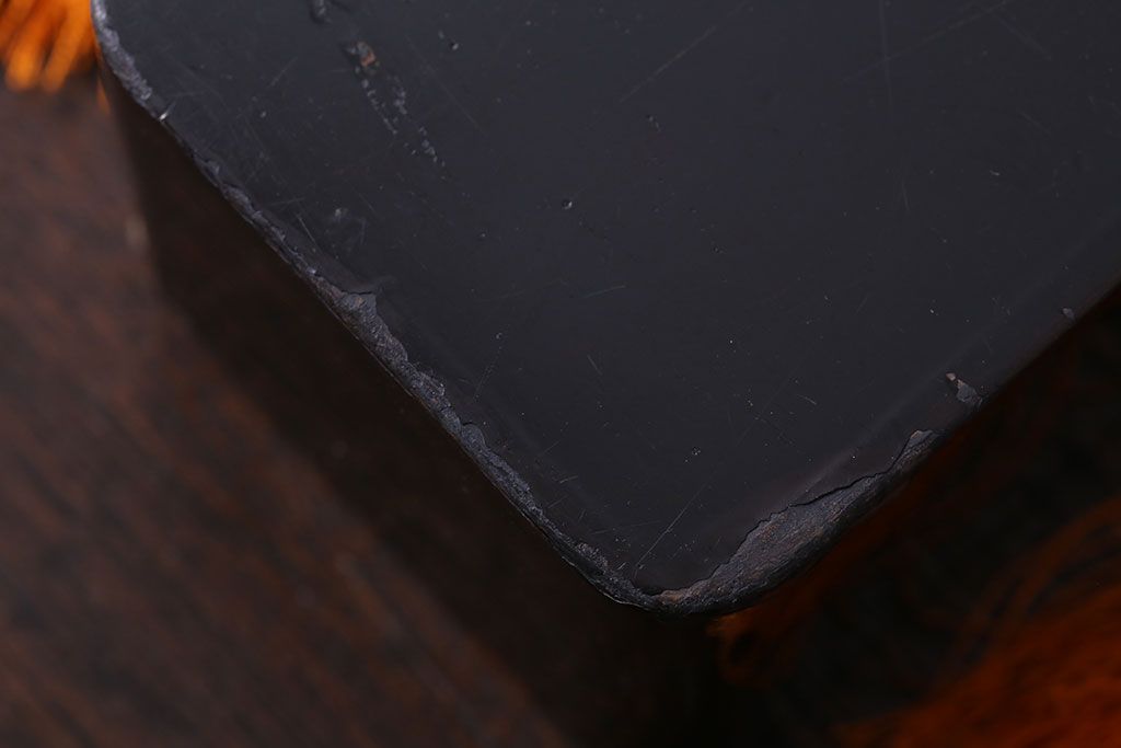 アンティーク雑貨　古民具・骨董　明治〜大正　漆芸　蒔絵　書状箱(文箱)