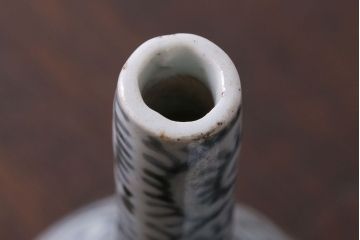 アンティーク雑貨　古民具・骨董　江戸後期　古伊万里・染付・蛸唐草文　徳利2つセット