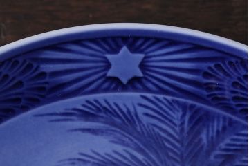 アンティーク雑貨　中古　ROYAL COPENHAGEN(ロイヤルコペンハーゲン)　イヤープレート　1972