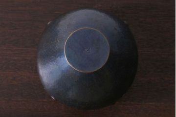 アンティーク雑貨　中古　玉川堂　甕垂　銅製花瓶　共箱