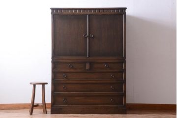 中古　神戸家具　洋風衣装箪笥(チェスト・ワードローブ)