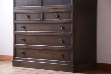 中古　神戸家具　洋風衣装箪笥(チェスト・ワードローブ)