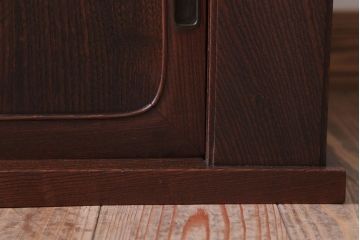 アンティーク家具　古民具・骨董　三方欅材!上品なアンティーク置き床(置床)