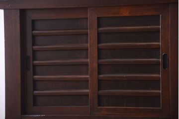 アンティーク家具　古民具・骨董　明治期　京都産　三尺水屋箪笥(1)