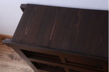 アンティーク家具　古民具・骨董　明治期　京都産　三尺水屋箪笥(1)