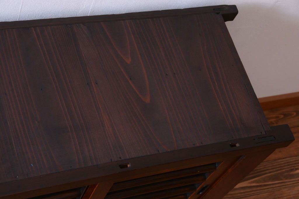 アンティーク家具　古民具・骨董　明治期　京都産　三尺水屋箪笥(1)