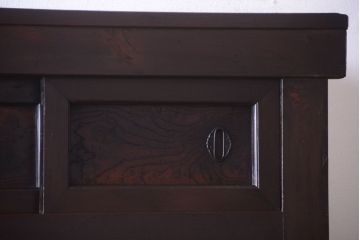 アンティーク家具　古民具・骨董　明治期　京都産　三尺水屋箪笥(2)