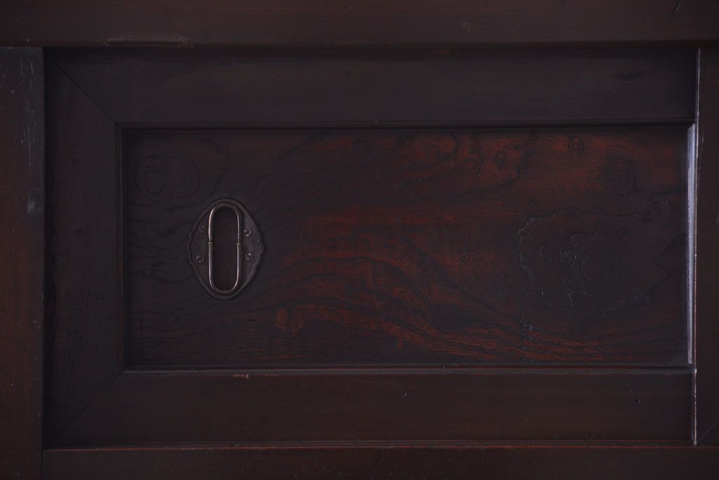 アンティーク家具　古民具・骨董　明治期　京都産　三尺水屋箪笥(2)