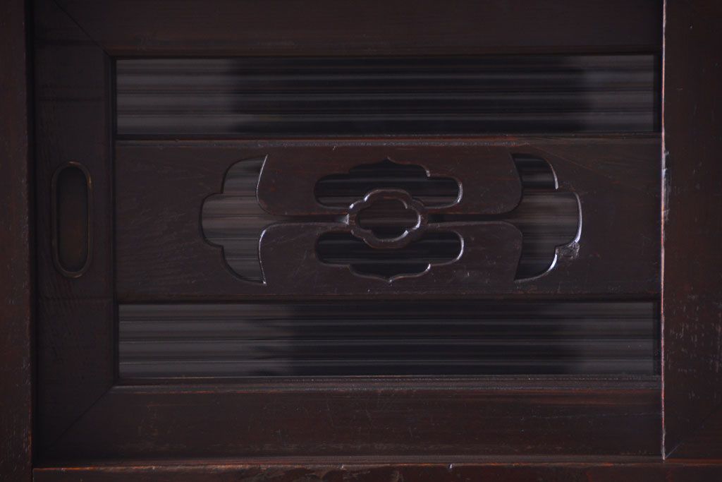 アンティーク家具　古民具・骨董　明治期　京都産　三尺水屋箪笥(2)