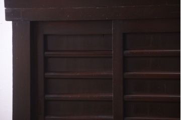 アンティーク家具　古民具・骨董　明治期　京都産　三尺水屋箪笥(2)