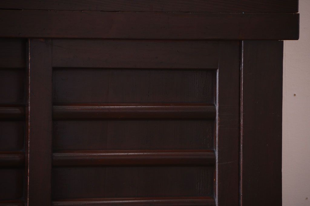 アンティーク家具　古民具・骨董　明治期　京都産　三尺水屋箪笥(2)