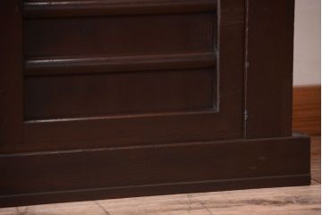 アンティーク家具　古民具・骨董　明治期　京都産　三尺水屋箪笥(2)