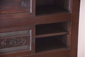 アンティーク家具　古民具・骨董　明治期　京都産　三尺水屋箪笥(2)
