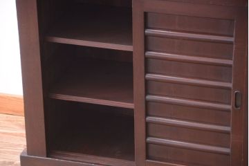 アンティーク家具　古民具・骨董　明治期　京都産　三尺水屋箪笥(2)