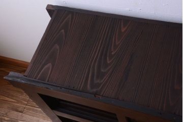 アンティーク家具　古民具・骨董　明治期　京都産　三尺水屋箪笥(2)