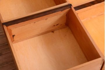 中古　松本民芸家具　F型整理タンス(定価約36万円)