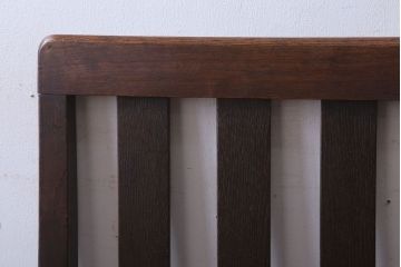 アンティーク家具　和製アンティーク　オーク材のシンプルなチェア