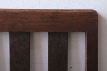 アンティーク家具　和製アンティーク　オーク材のシンプルなチェア