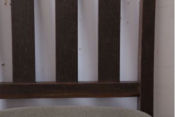 アンティーク家具　和製アンティーク　オーク材のシンプルなチェア