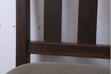 アンティーク家具　和製アンティーク　オーク材のシンプルなチェア