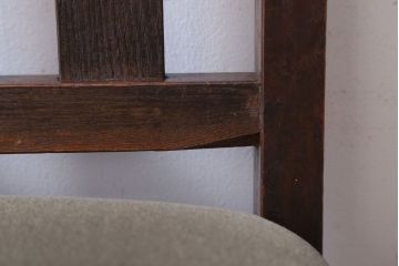 アンティーク家具　和製アンティーク　オーク材のシンプルなチェア