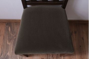 アンティーク家具　和製アンティーク　オーク材のシンプルなチェア