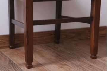 アンティーク家具　和製アンティーク　オーク材のシンプルなチェア