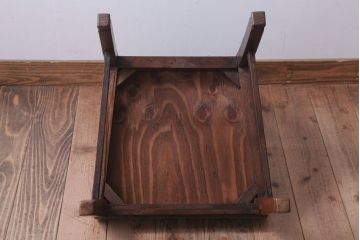 アンティーク家具　和製アンティーク　オーク材のシンプルなチェア