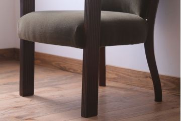 アンティーク家具　和製アンティーク　大正期　1人掛けアームソファ(シングルソファ)(1)