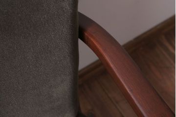 アンティーク家具　和製アンティーク　大正期　1人掛けアームソファ(シングルソファ)(1)