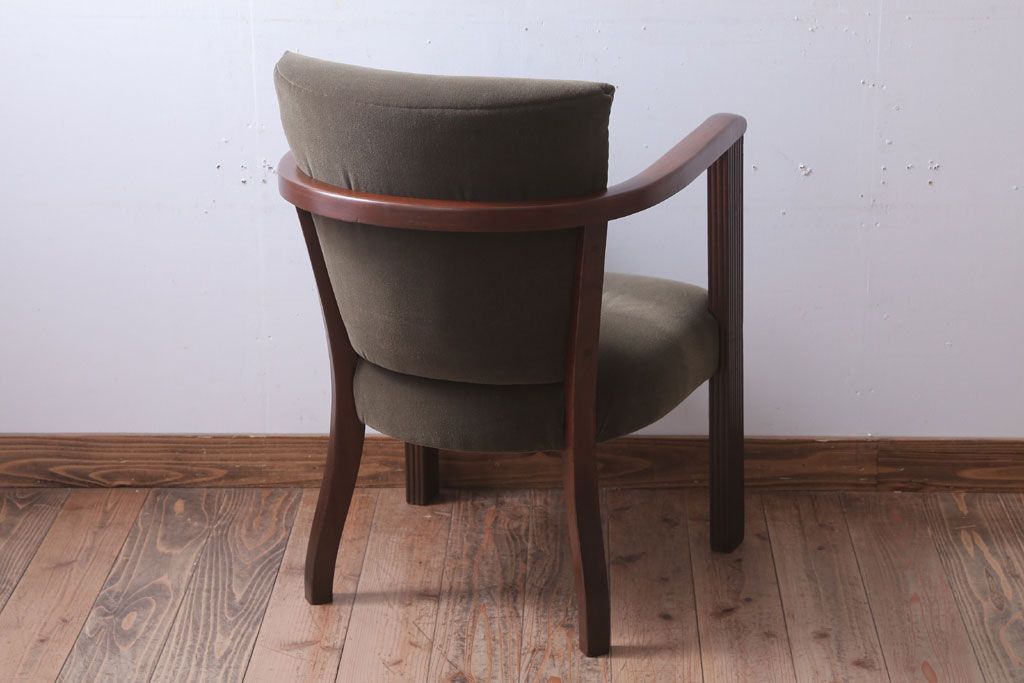 アンティーク家具　和製アンティーク　大正期　1人掛けアームソファ(シングルソファ)(1)