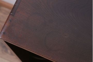 アンティーク家具　古民具・骨董　大正期　桑材製!上手物の高級アンティーク飾り棚