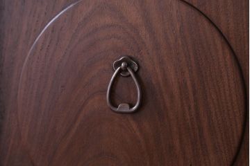 アンティーク家具　古民具・骨董　大正期　桑材製!上手物の高級アンティーク飾り棚