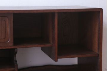 アンティーク家具　古民具・骨董　大正期　桑材製!上手物の高級アンティーク飾り棚