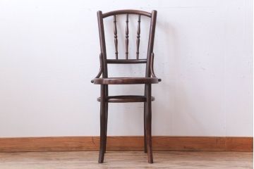 アンティーク家具　イギリスアンティーク　スピンドルバック　ベントウッドチェア(2)