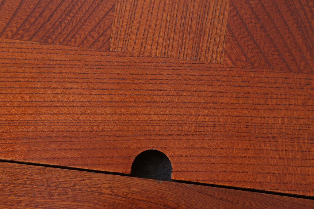 アンティーク雑貨　中古　伝統木芸士　石橋武士作　欅製　炉付きテーブル(定価65万円)