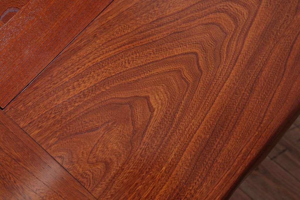 アンティーク雑貨　中古　伝統木芸士　石橋武士作　欅製　炉付きテーブル(定価65万円)