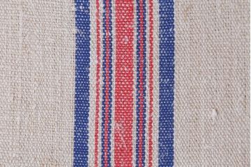 アンティーク家具　アンティークペイント　アンティークリネン座面のチェア(椅子)(3)