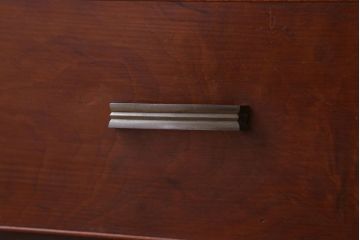 レトロ家具　昭和レトロ　シンプルデザイン!古い木のアンティークチェスト