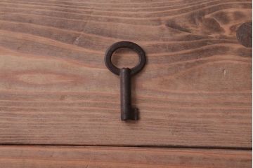 アンティーク家具　古民具・骨董　明治　ガメ戸付き!前面欅材の漆塗り大川箪笥(水屋箪笥)